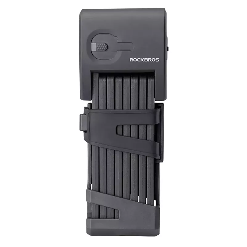 ROCKBROS 32210826001 Fingerprint-Fahrradschloss, Schwarz