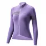 ROCKBROS Damen Langarm-Radtrikot YPW065 TVI Herbst/Winter Lila Größe L