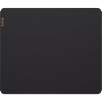 KRUX Space XL Gaming-Mauspad – Mikrogewebte Stoff-Schreibtischunterlage, 900x400x3 mm, rutschfeste Gummibasis, Schwarz