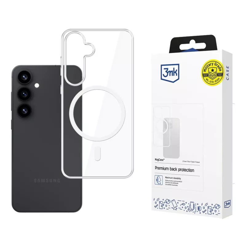 3MK MagCase Hülle für Samsung Galaxy S25+ Schwarz
