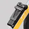 ROCKBROS LFCXR0085 Falt-Fahrradschloss mit Kombination, Schwarz