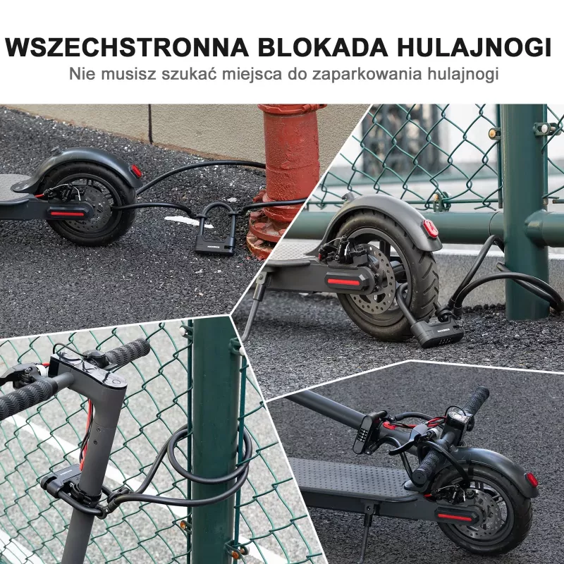 ROCKBROS RK242 Elektroroller-Scheibenbremsscheibenschloss - Schwarz