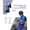 ROCKBROS Damen TVI Radtrikot Kurzarm Navy Blue Größe S