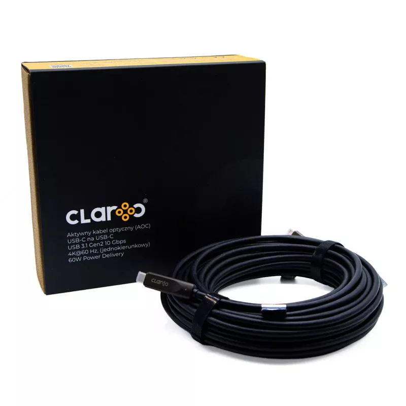 Claroc Active USB-C-Kabel 5m 4K@60Hz 60W PD 10Gbps