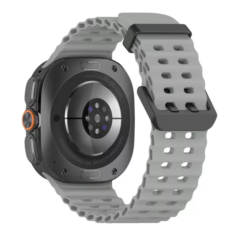 Tech-Protect Iconband Pro Silikon Armband für Samsung Galaxy Watch Ultra 1/2 47mm Grau