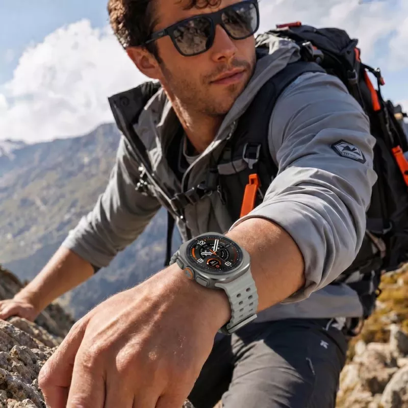 Tech-Protect Iconband Pro Silikon Armband für Samsung Galaxy Watch Ultra 1/2 47mm Grau