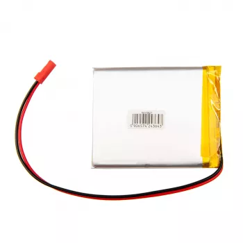 Akyga AKY0627 LP675568 Li-Po-Akku 3,7 V 3500 mAh mit PCM, JST 2,54 mm 2-Pin, 150 mm Kabel