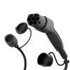 AKYGA AK-SC-E28 Typ-2-auf-Schuko-Adapterkabel für EV-Ladegeräte 16A 0,3m Schwarz