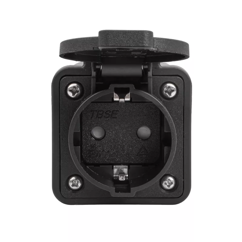 Akyga AK-SC-E29 Ladestations-Adapter, Typ 2 (Stecker) auf Schuko-Steckdose, 13 A, 3,5 kW
