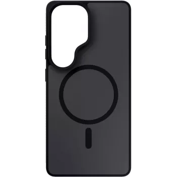 3MK Smoke MagCase für Samsung Galaxy S26 Ultra - Schwarz Transluzent Matt, MagSafe, Absorber175™ Sturzsicherung
