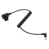 Newell D-Tap auf DC 5,5x2,5mm Spiralkabel, 90cm, Schwarz
