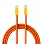 Newell USB-C auf USB-C Kabel 100W, 2m, Silikon, Orange-Gelb