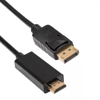 AKYGA AK-AV-05 DisplayPort-zu-HDMI-Kabel 1,8 m Schwarz