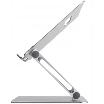 Camrock AP-2D Laptopständer, 11–15,6 inch, höhen- und neigungsverstellbar, faltbar, Aluminium (CR4280)