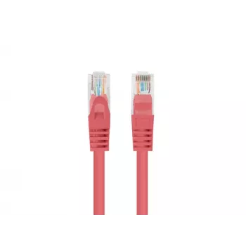 Lanberg PCU5-20CC-0200-R 10er-Pack Cat.5e UTP Patchkabel 2m Rot Fluke Passed