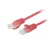 Lanberg PCU5-20CC-0200-R 10er-Pack Cat.5e UTP Patchkabel 2m Rot Fluke Passed