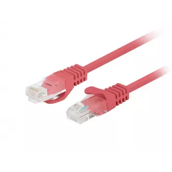 Lanberg PCU5-20CC-0200-R 10er-Pack Cat.5e UTP Patchkabel 2m Rot Fluke Passed