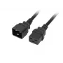 ARMAC KB-EX/C19/15/BK IEC C19 auf C20 Stromkabel 1,5m VDE Schwarz