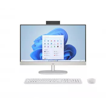 HP All-in-One 24 - Intel Core Ultra 5 125U | 23,8 Zoll Full HD IPS | 16GB DDR5 | 512GB SSD | Windows 11 Home | Weiß