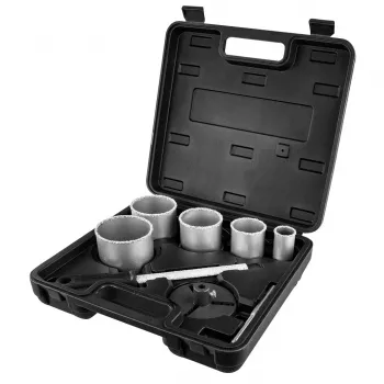 GRAPHITE Wolfram-Lochsägen-Set 32-83 mm, 8-teilig