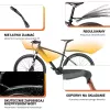 ROCKBROS DNB-890 Fahrrad-Schutzblech-Set für 26-29 Zoll MTB - Schwarz