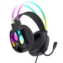 Wozinsky WSG-1118 Kabelgebundenes Gaming-Headset mit RGB-Beleuchtung und Mikrofon - Schwarz