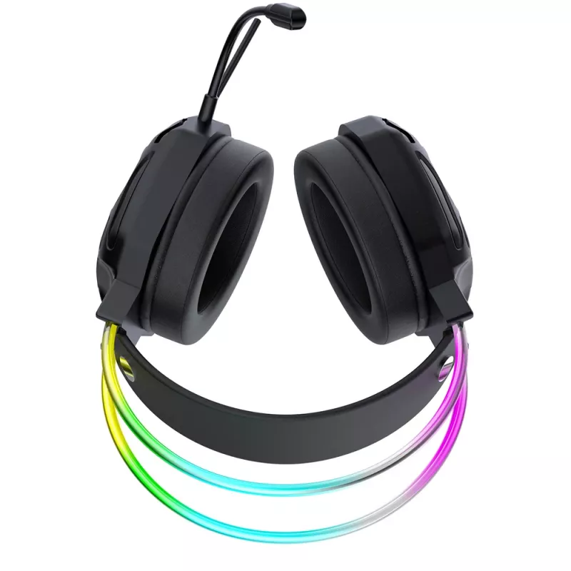 Wozinsky WSG-1118 Kabelgebundenes Gaming-Headset mit RGB-Beleuchtung und Mikrofon - Schwarz