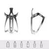 ROCKBROS RKL02 Aluminiumlegierungs-Fahrradflaschenhalter - Schwarz/Silber