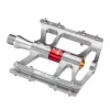 ROCKBROS JT410 4.10 Flache Plattform-Fahrradpedale mit 4 Lagern - Silber