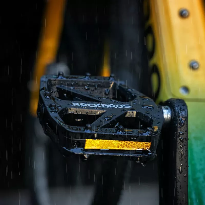 ROCKBROS BP2602 Nylon Fahrradpedale, Schwarz