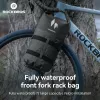 ROCKBROS AS-156 Wasserdichte Fahrrad-Gabeltasche 7L Schwarz