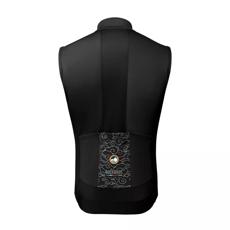 ROCKBROS ROAD TO SKY TLMJ002 Isolierte Winddichte Fahrradweste M Schwarz