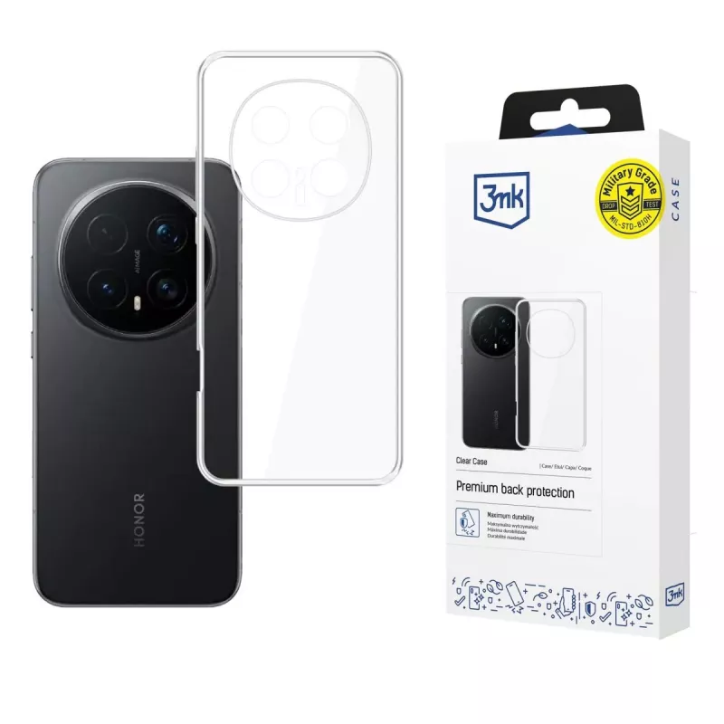 3MK Clear Case für Honor Magic 8 Pro - Transparente TPU-Rückseitenhülle
