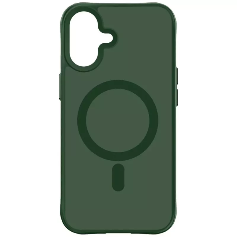3MK Smoke MagCase für Apple iPhone 17 - Grüne durchscheinende MagSafe-Hülle mit militärischem Sturzschutz