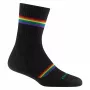Darn Tough Damen Prism Micro Crew Lightweight Cushion Socken - Schwarz