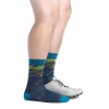 Darn Tough Ridge Runner Micro Crew Ultraleichte Laufsocken - Mitternacht