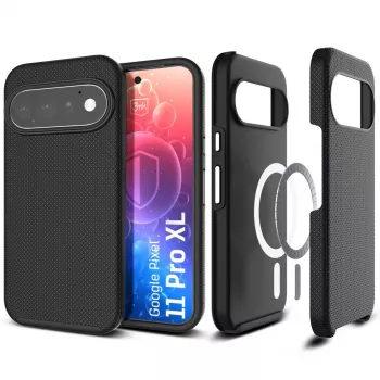 3mk Hardy Shockproof MagCase für Google Pixel 11 Pro XL - Transparent