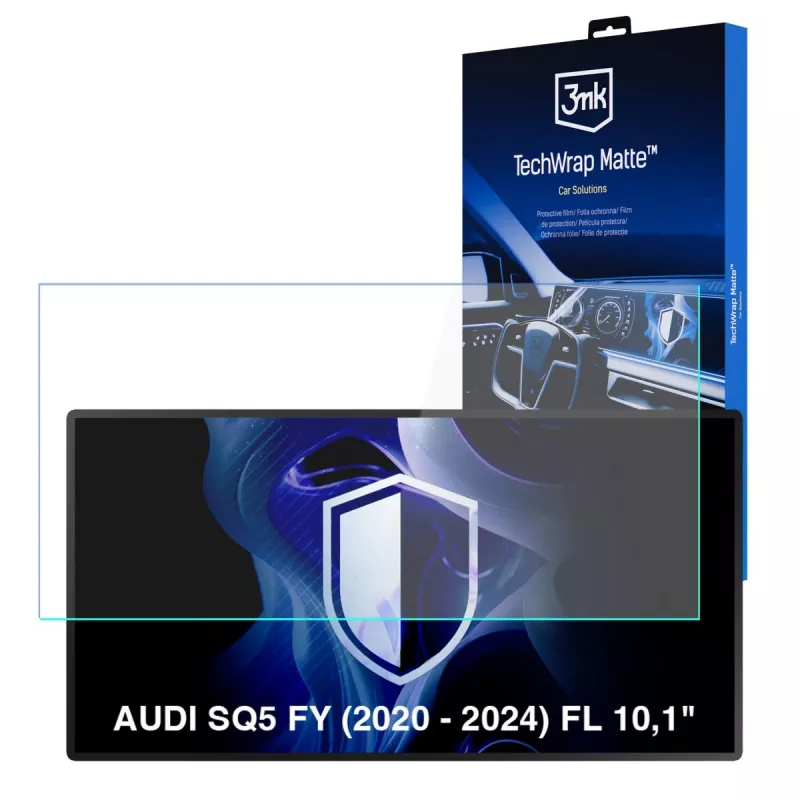 3MK PROTECTION TechWrap Matter Displayschutzfolie für Audi SQ5 FY Facelift (2020-2024) 10,1-Zoll Center-Display
