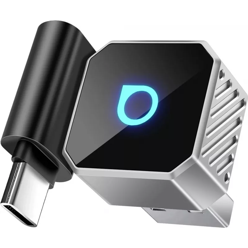 Ottocast Mini Pot CP88-T3 kabelloser CarPlay / Android Auto Adapter, Silber (CP88-T3)