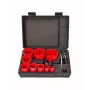 AWTOOLS Bimetal-Lochsägen-Set 19-64 mm, 13-teilig mit 2 Aufnahmen und Koffer