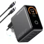Vention 140W GaN-Ladegerät mit 1x USB-A, 3x USB-C und USB-C auf USB-C Kabel 1m