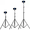 MOZOS ST-SELFIE Selfie-Stick-Stativ mit Bluetooth-Fernauslöser für Smartphones, 68 cm, Schwarz