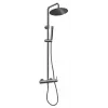 FERRO Ciriculus Thermostatischer Duschset in Waffenmetall