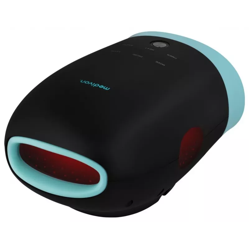 MEDIVON Hand Max Hand- und Handgelenk-Massagegerät mit Wärme, Schwarz