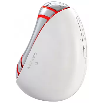 Garett Beauty Glow Stone Weiß – Elektronischer Gesichtsmassager mit Wärme und Vibration