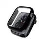 Crong Hybrid Watch Case für Apple Watch 44mm (Schwarz)