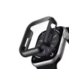 Crong Hybrid Watch Case für Apple Watch 44mm (Schwarz)