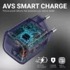 Crong NEO GaN 40W USB-C PD 3.2 Wandladegerät mit AVS - Marineblau