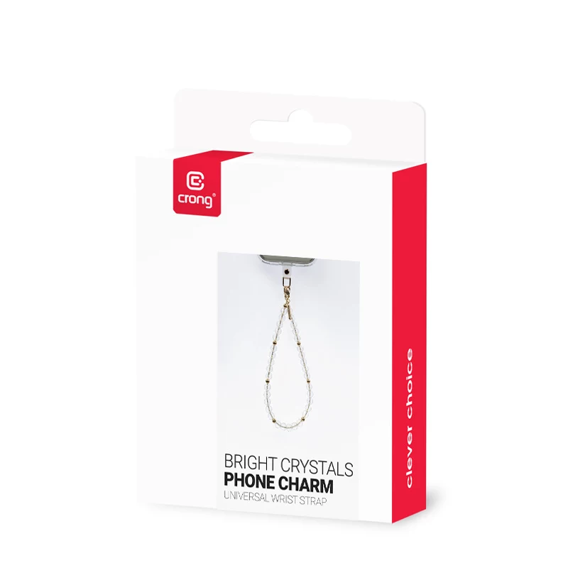 Crong Phone Charm - Schlüsselband mit leuchtenden Kristallen