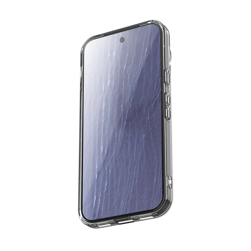 Crong Hybrid Clear Magnetic Case für Google Pixel 11 - MagSafe-kompatibel, transparent